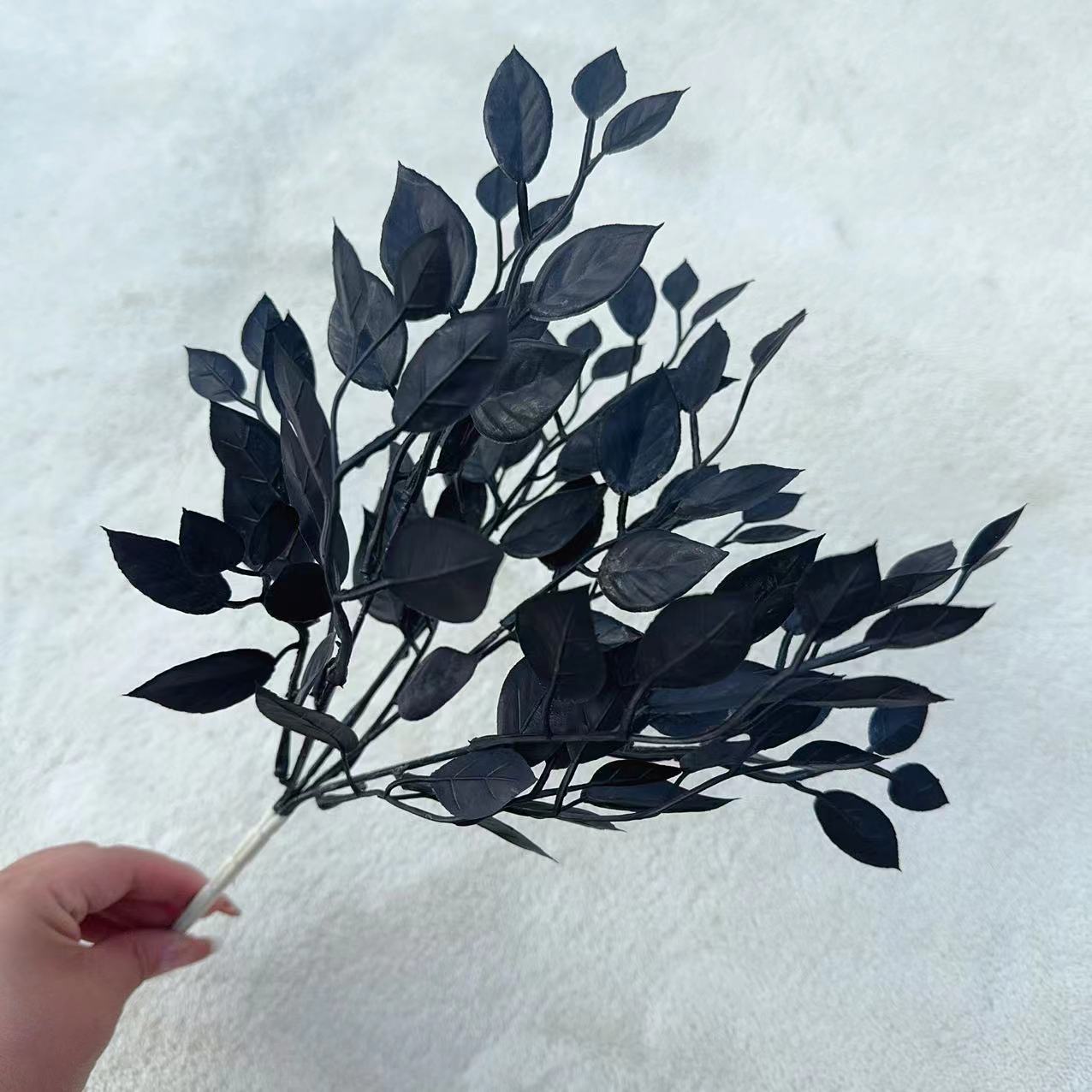 Home Decor Event - أسود هالوين زهرة اصطناعية ديكور النبات