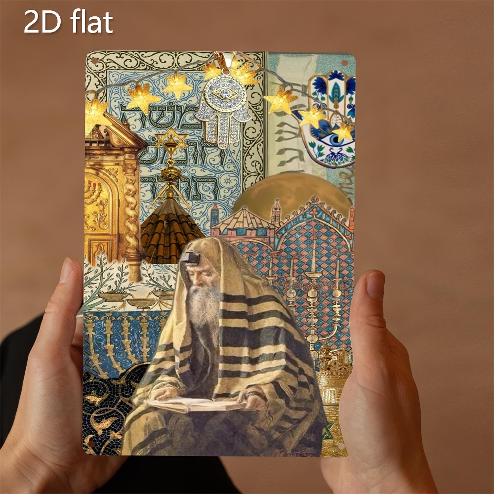 Home Decor Wall Art - لوحة جدارية معدنية مقاومة للماء من
