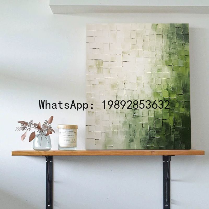 Abstract Oil Painting - لوحة زيتية مرسومة يدويًا من GH،