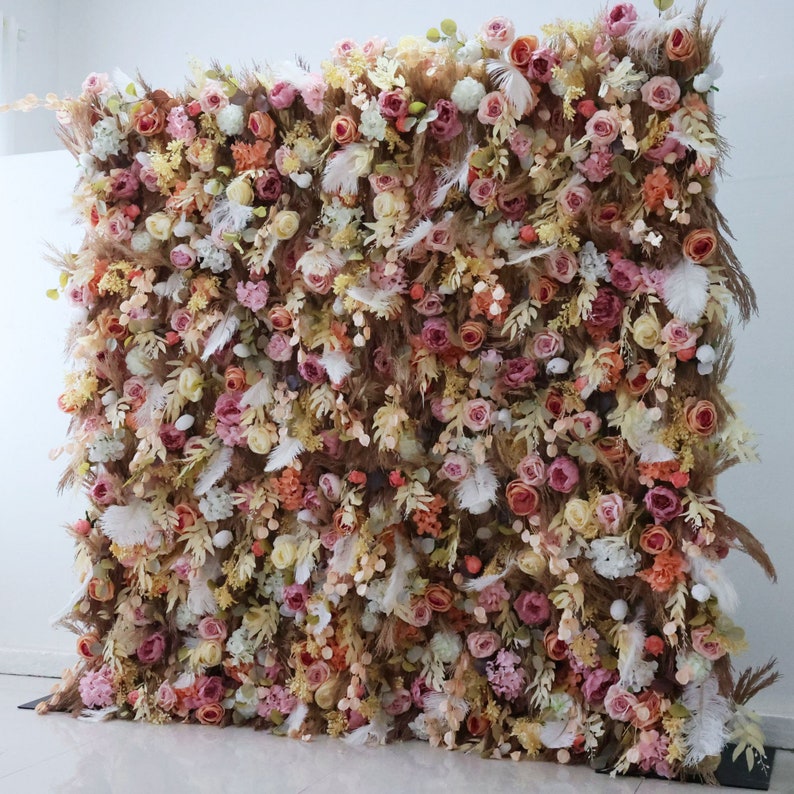 Home Decor Event - الخريف روز الزفاف زهرة اصطناعية جدار