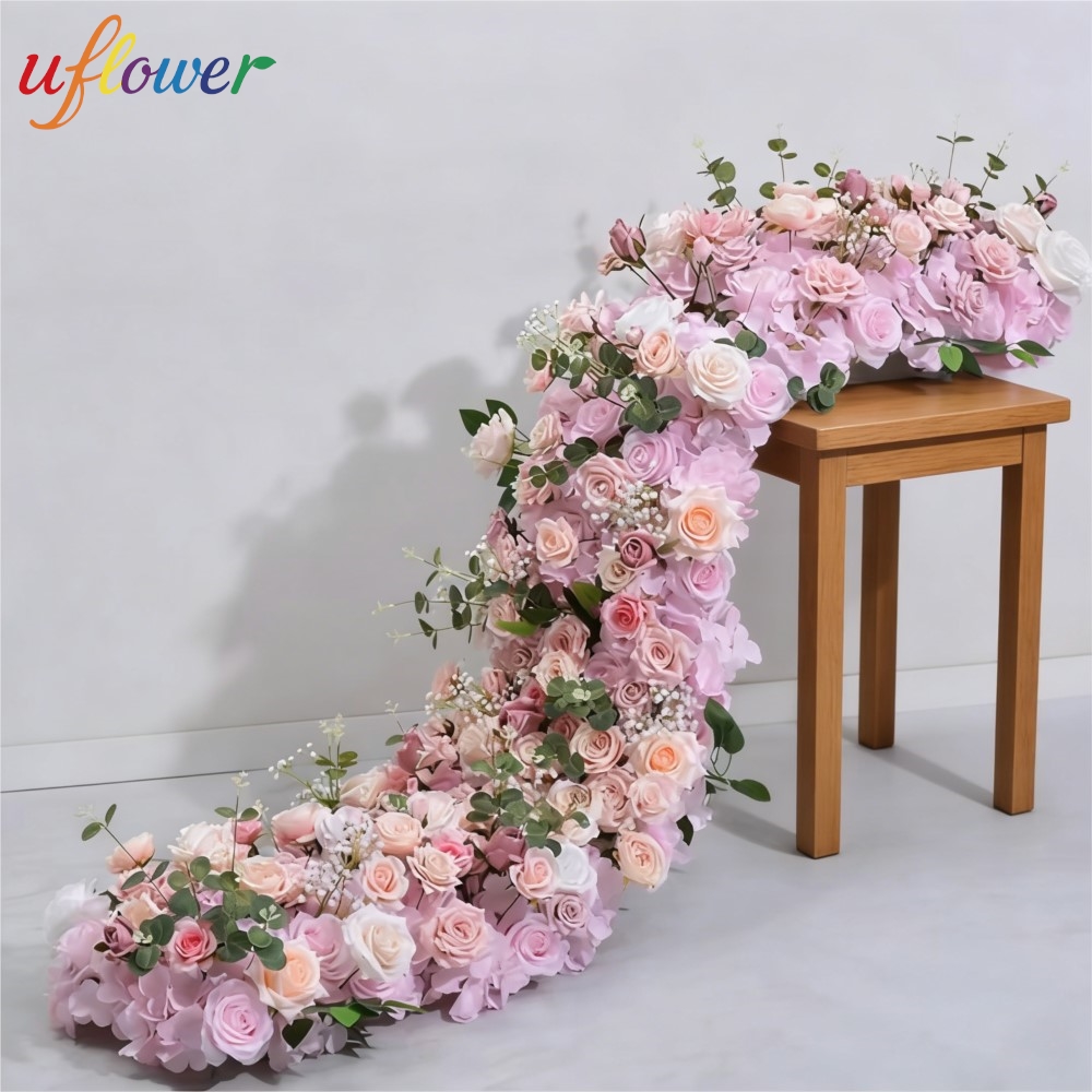 Home Decor Event - زهور اصطناعية من يوفلاور، صف زهور