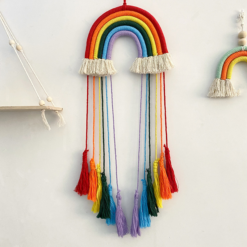 Macrame Wall Hanging - ديكور جداري معلق من حبل القطن
