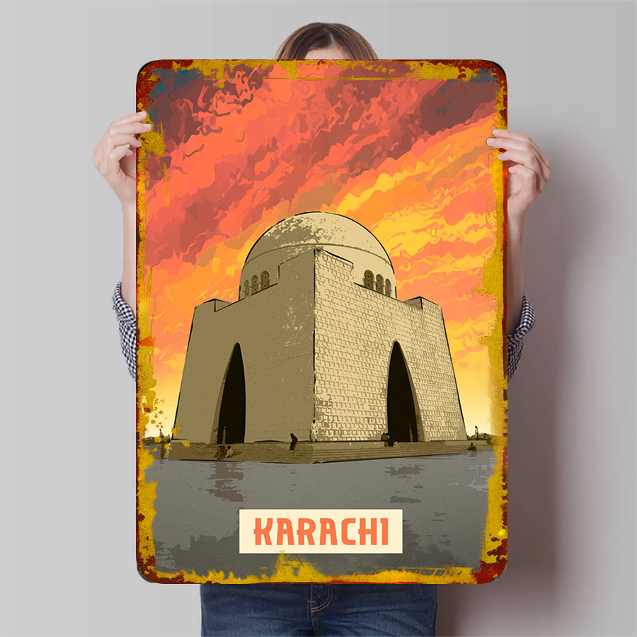 Home Decor Karachi - Karachi باكستان معلم مؤطر معدني جدار