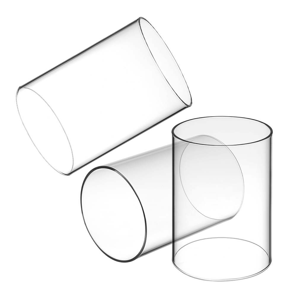 Home Decor Glass - 3 قطع غطاء زجاجي شفاف بتصميم