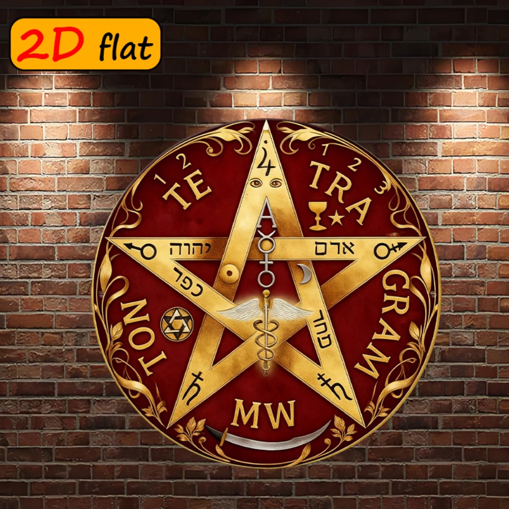 Home Decor Wall Art - CIFBUY ملصق جداري معدني على شكل
