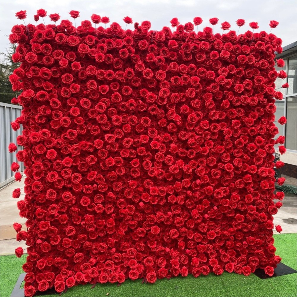 Uflower الأحمر روز 5D القماش ز - مراجعة Home Decor Event وسعره