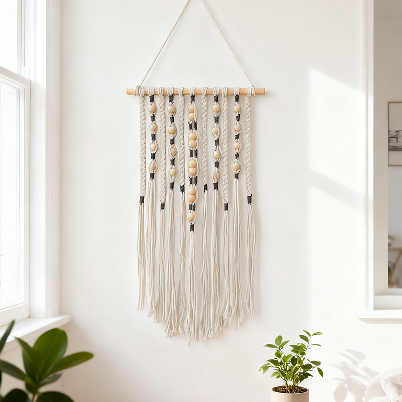 معلقة جدارية من الماكراميه، دي - مراجعة Macrame Wall Hanging وسعره