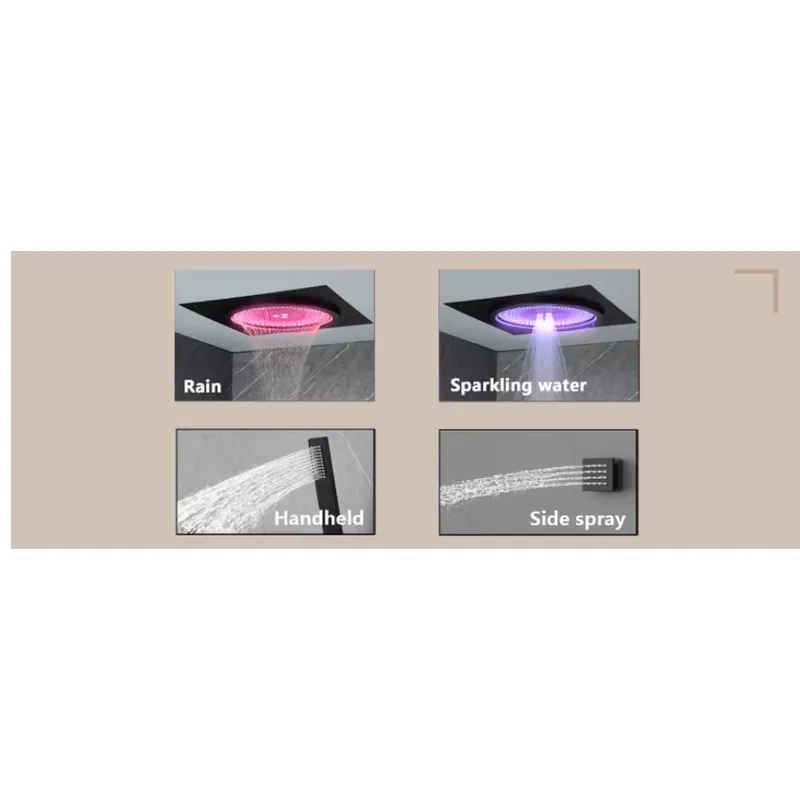 مجموعة دش ذكية بإضاءة LED مع ن - مراجعة Home Decor Gift وسعره