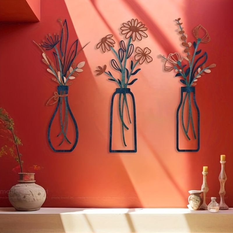 3 منحوتات جدارية كبيرة بتصميم  - مراجعة Home Decor Event وسعره