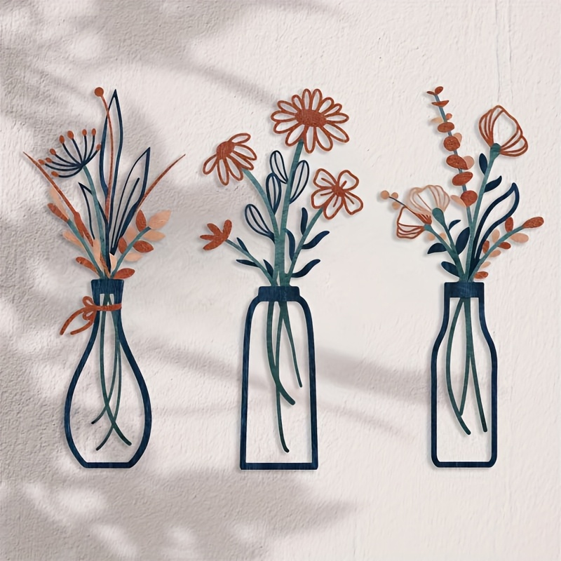 3 منحوتات جدارية كبيرة بتصميم  - مراجعة Home Decor Event وسعره