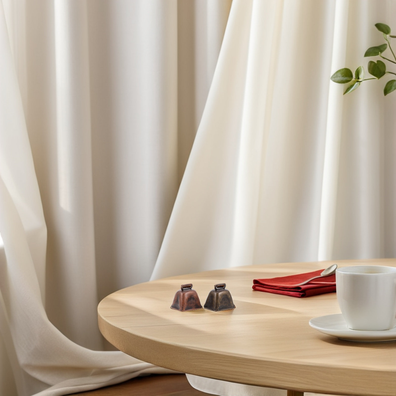 8 قطع من أجراس البقر المعدنية  - مراجعة Home Decor Event وسعره
