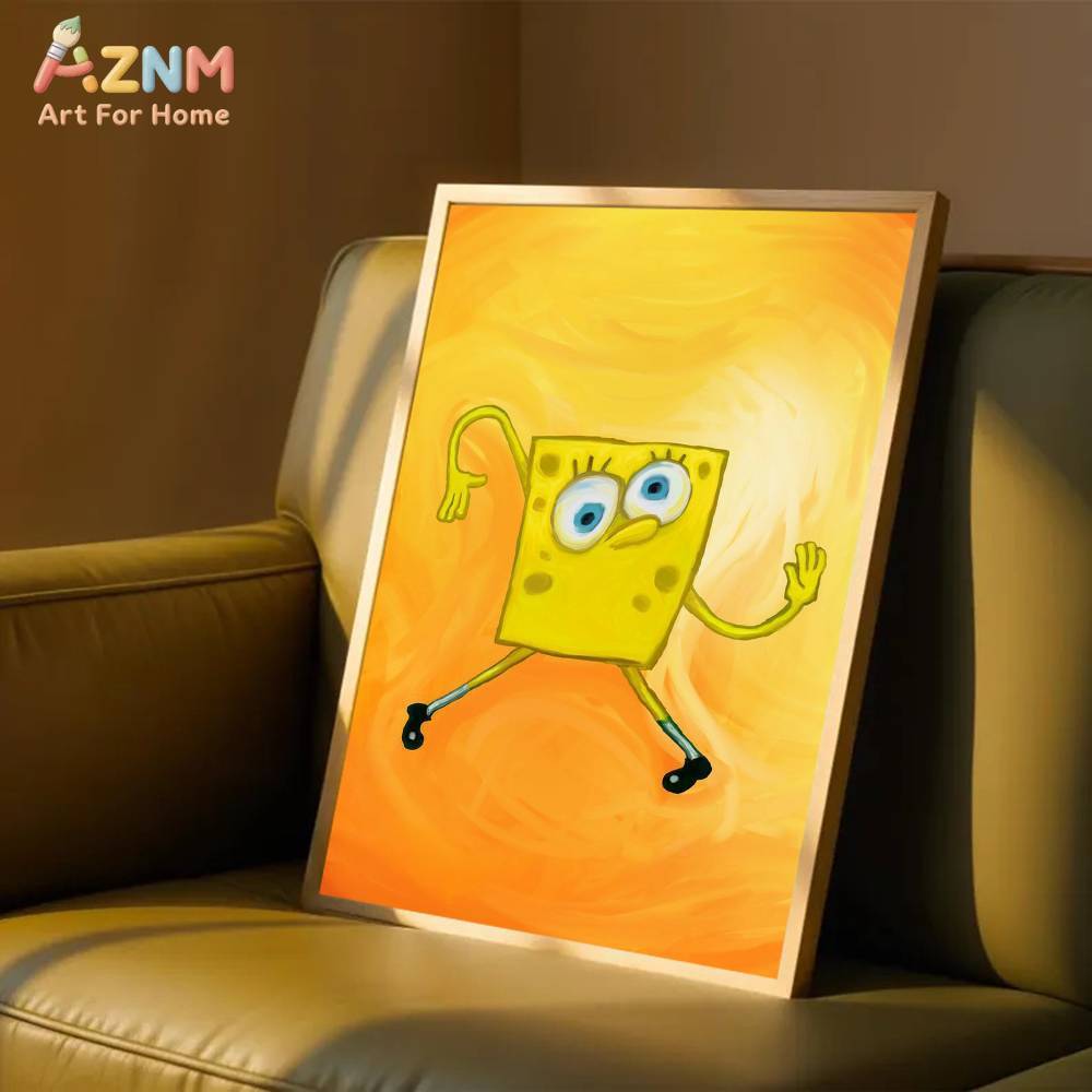 لوحة فنية جدارية من القماش بدو - مراجعة Abstract Oil Painting وسعره