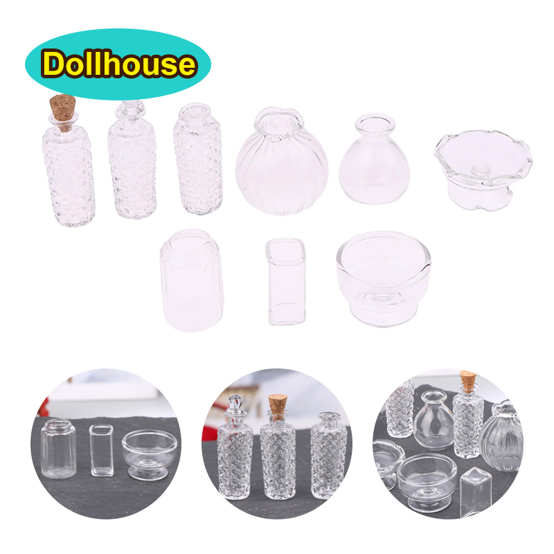 1:12 دمية مصغرة الزجاج زهرية ك - مراجعة Home Decor Glass وسعره