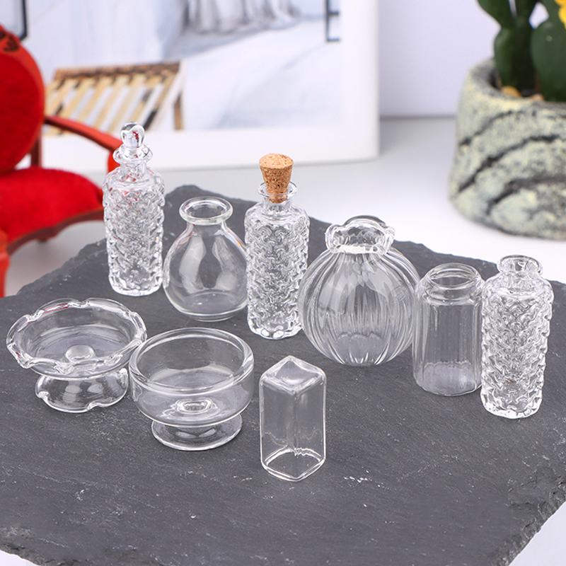 1:12 دمية مصغرة الزجاج زهرية ك - مراجعة Home Decor Glass وسعره