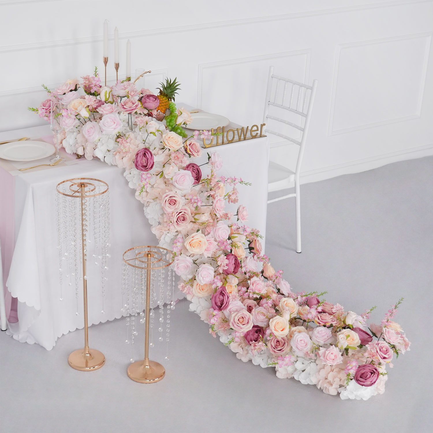 Uflower الفاخرة زهرة اصطناعية  - مراجعة Home Decor Event وسعره
