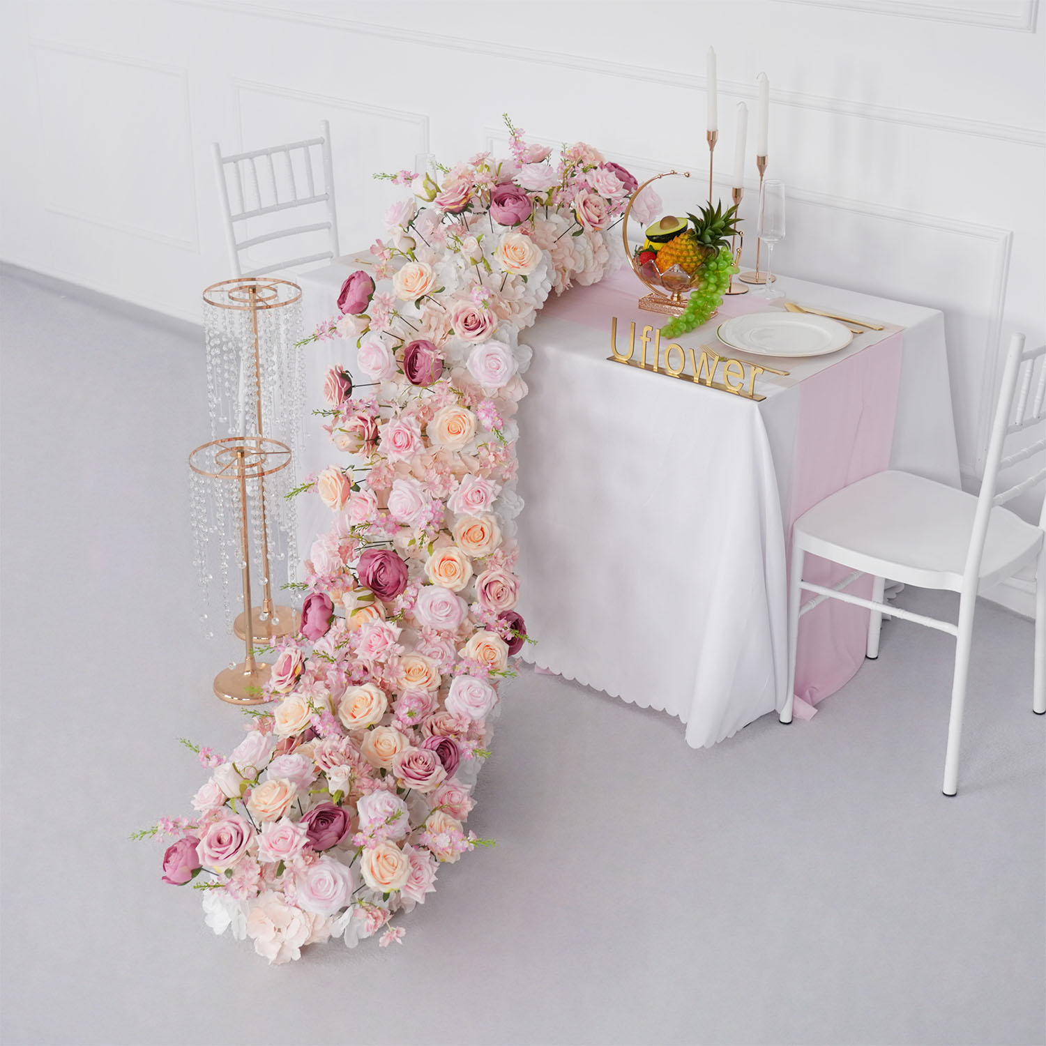 Uflower الفاخرة زهرة اصطناعية  - مراجعة Home Decor Event وسعره