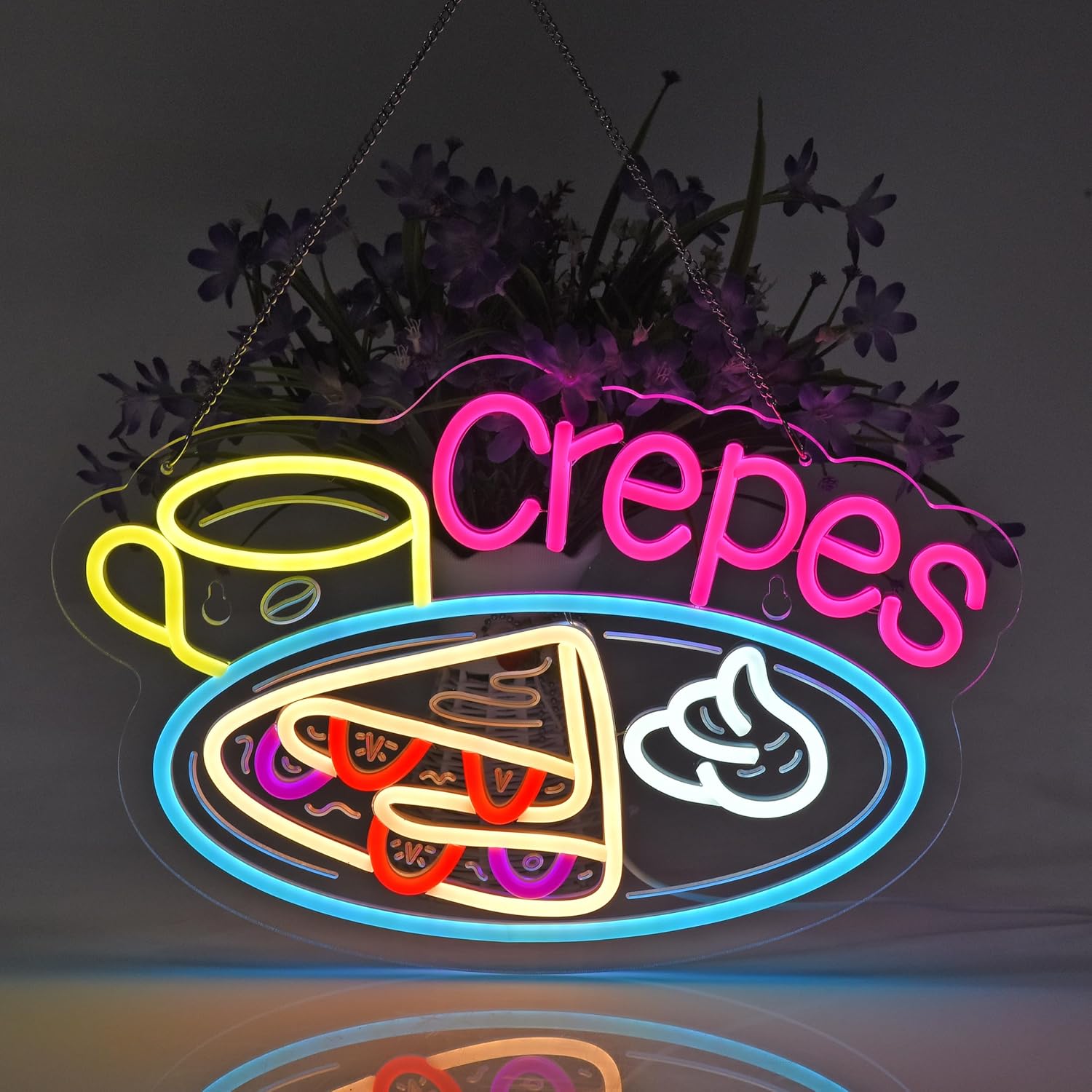 كريب النيون USB بالطاقة LED عك - مراجعة Home Decor Nearby وسعره