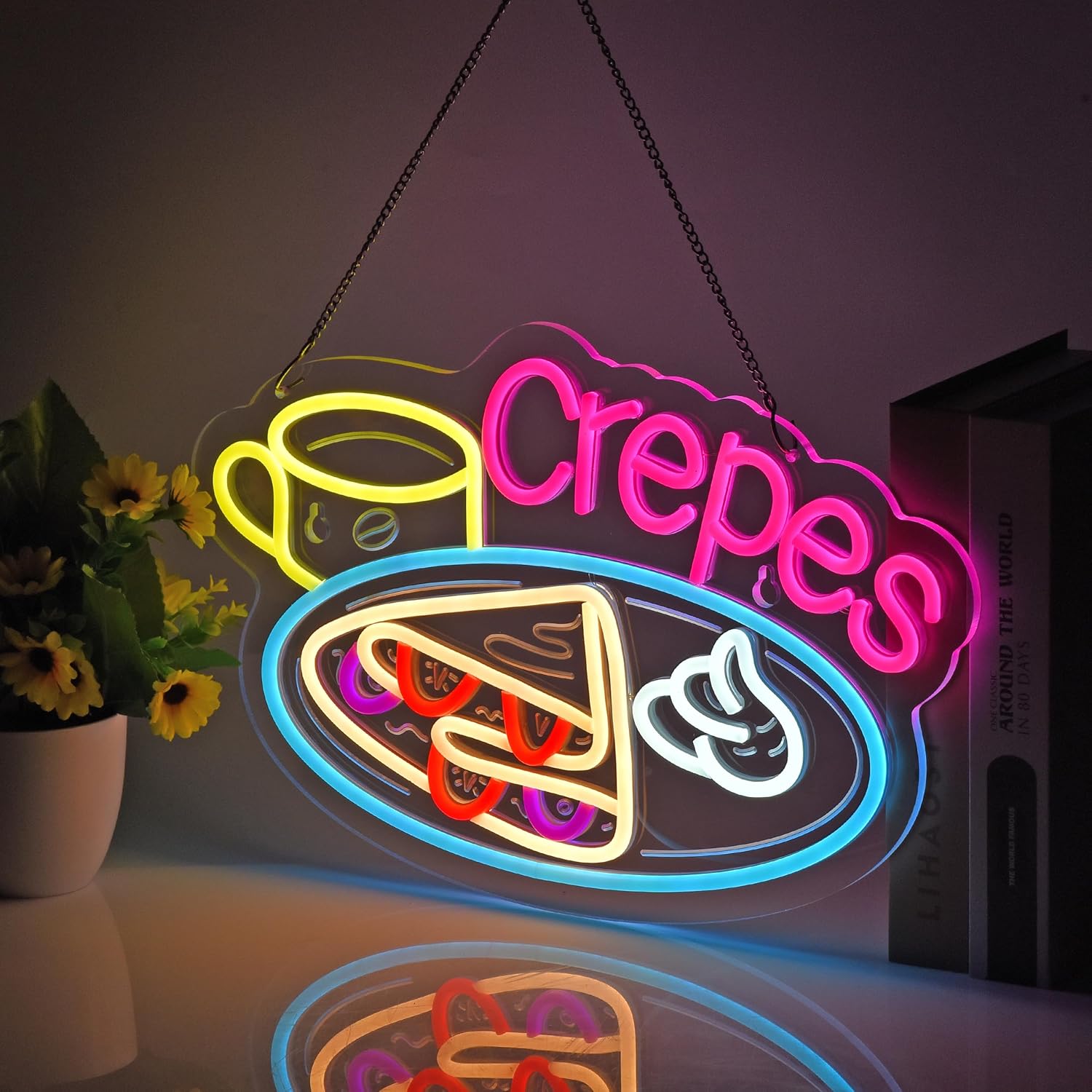 كريب النيون USB بالطاقة LED عك - مراجعة Home Decor Nearby وسعره