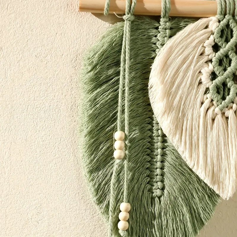 معلقة على الحائط مصنوعة يدويًا - مراجعة Macrame Wall Hanging وسعره