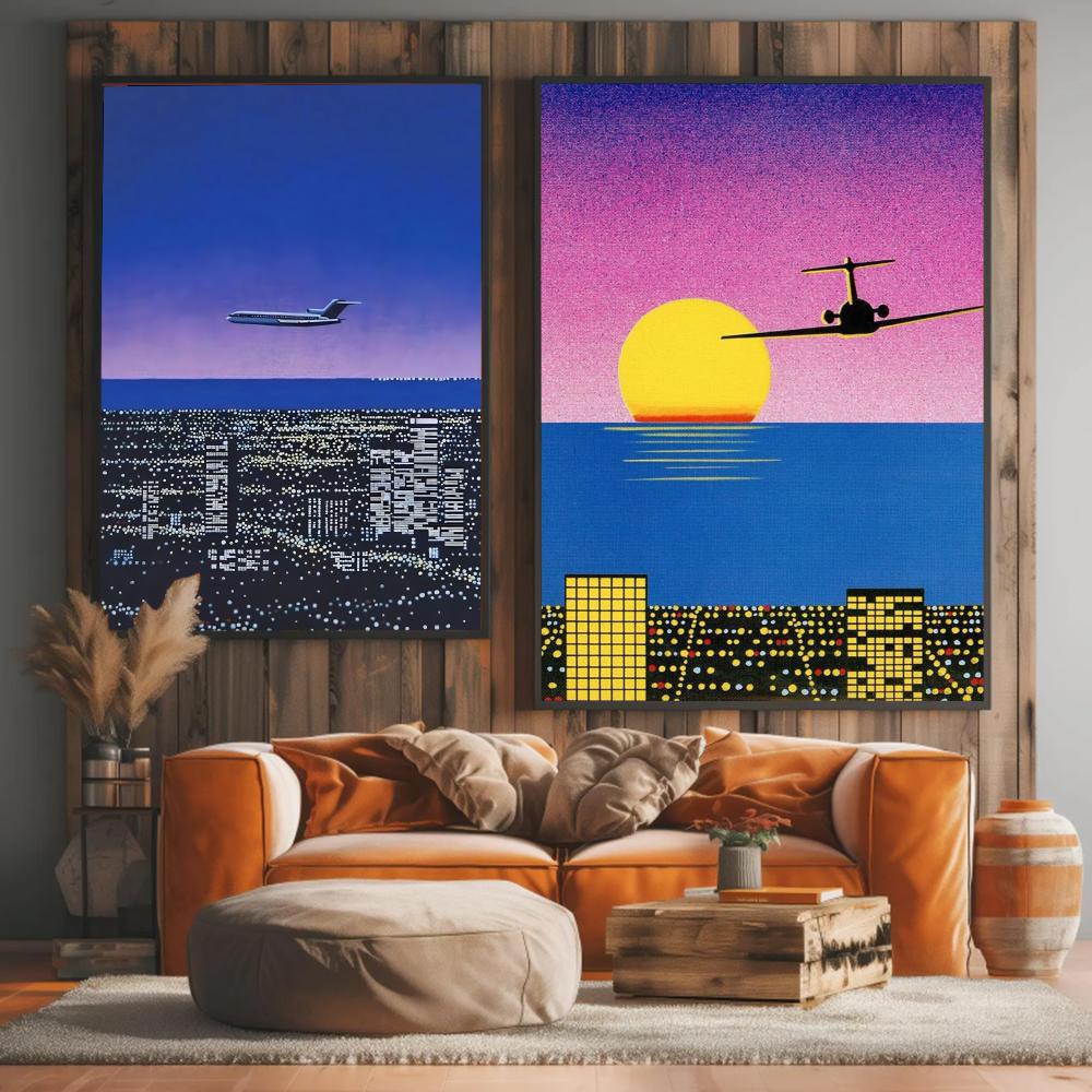 لوحة فنية بدون إطار من تصميم H - مراجعة Abstract Oil Painting وسعره