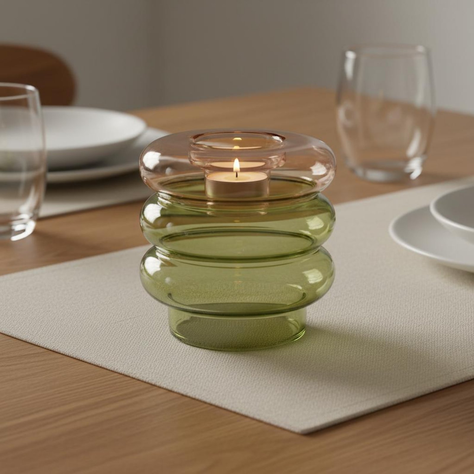 مزهرية زجاجية دائرية شفافة لتز - مراجعة Home Decor Glass وسعره