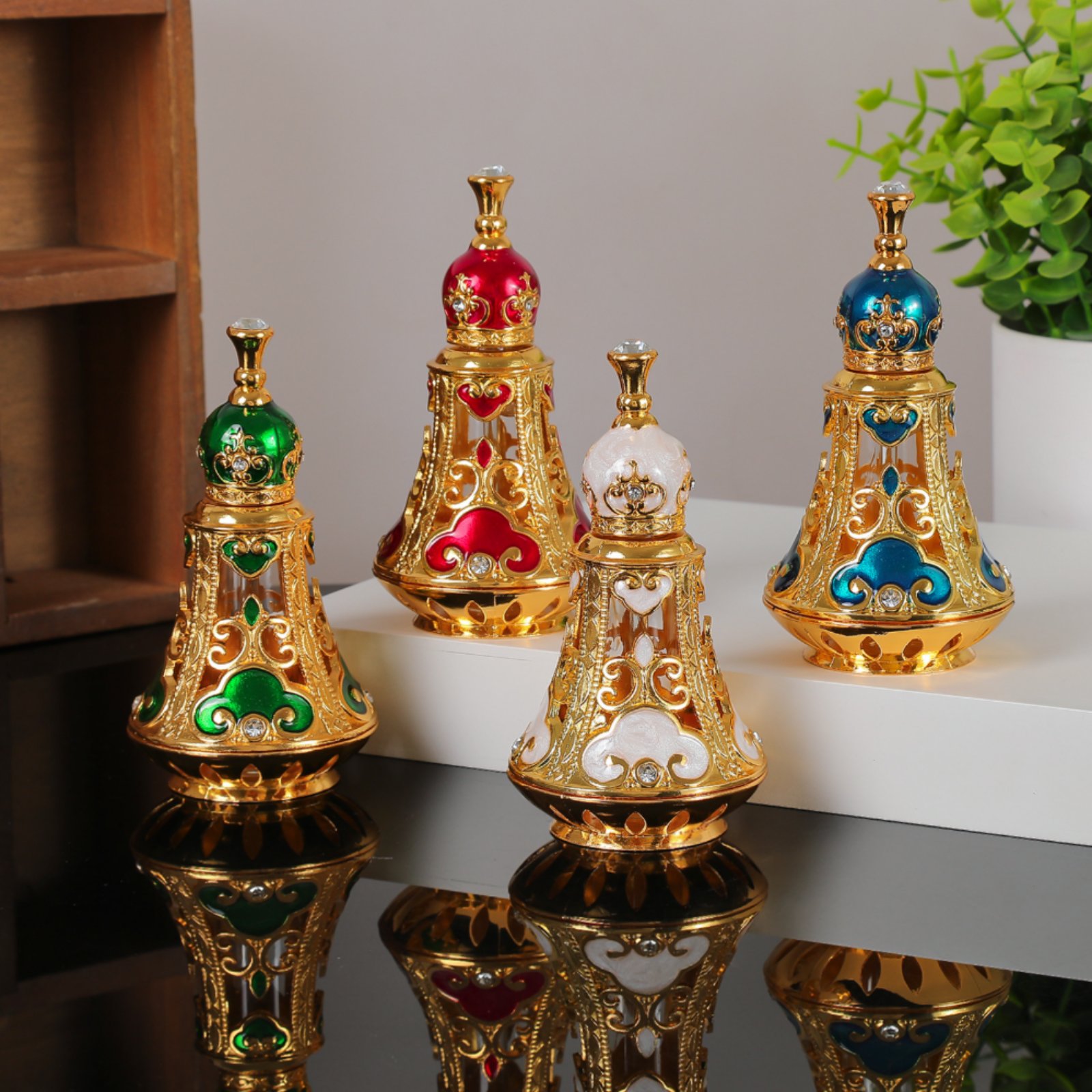 زجاجة عطر مزخرفة على شكل جرس م - مراجعة Home Decor Glass وسعره