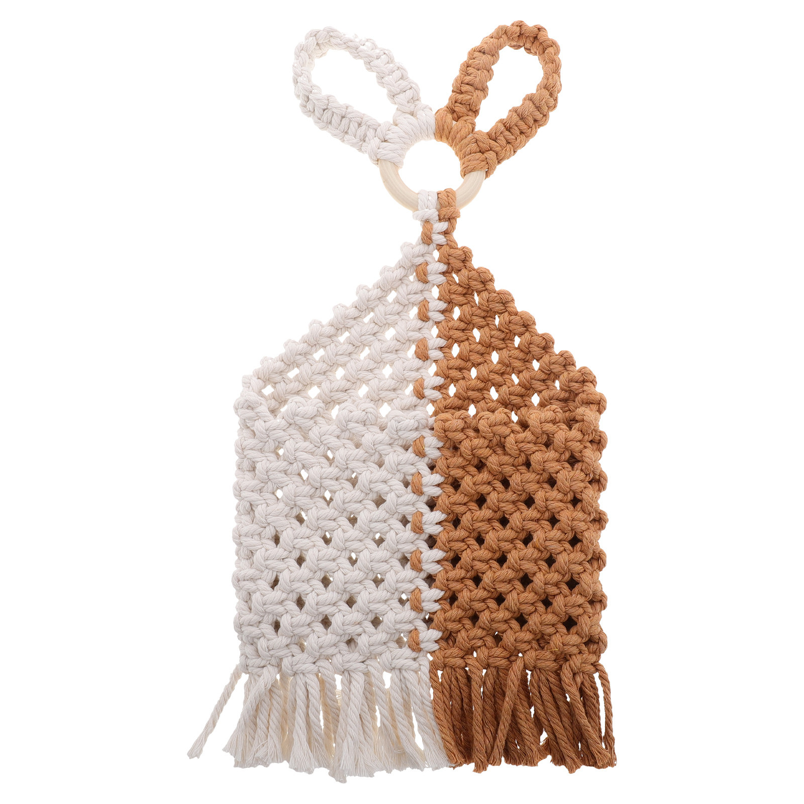 حامل نباتات معلق على الحائط من - مراجعة Macrame Wall Hanging وسعره