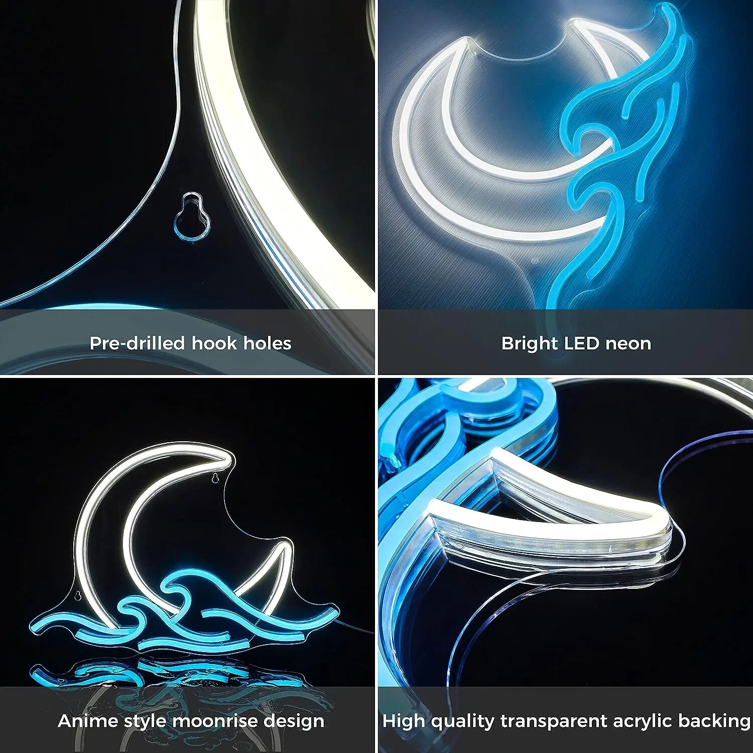 لافتة نيون LED بموجة الشفق لدي - مراجعة Neon Sign Led Custom وسعره