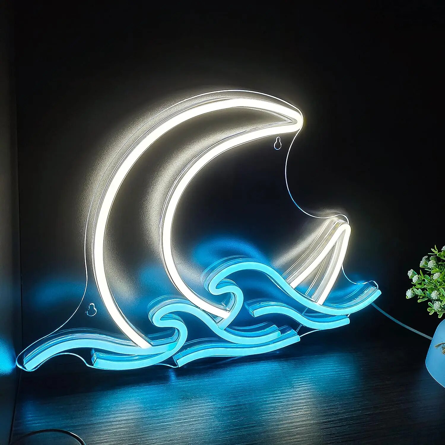 لافتة نيون LED بموجة الشفق لدي - مراجعة Neon Sign Led Custom وسعره