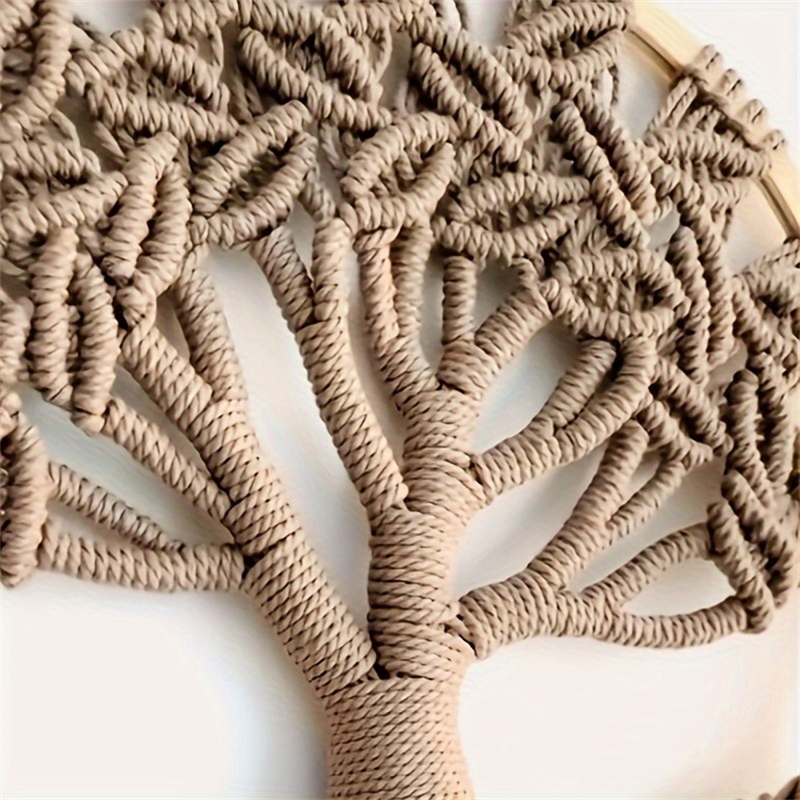 شجرة الحياة مكرمة الجدار شنقا  - مراجعة Macrame Wall Hanging وسعره