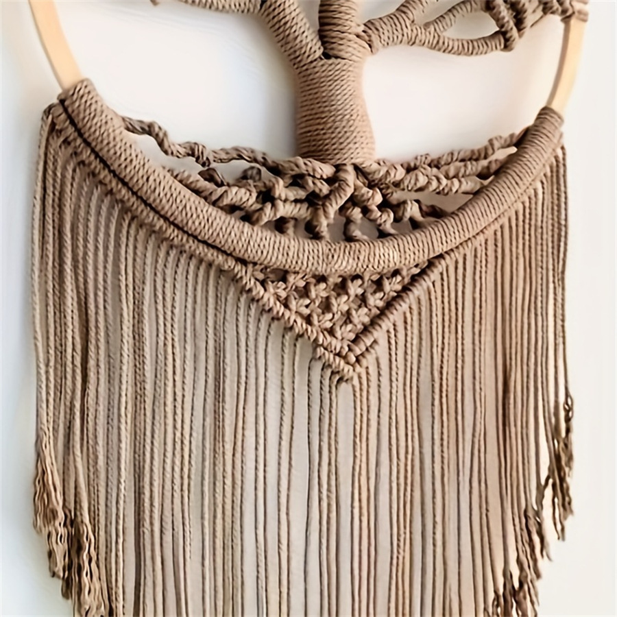 شجرة الحياة مكرمة الجدار شنقا  - مراجعة Macrame Wall Hanging وسعره
