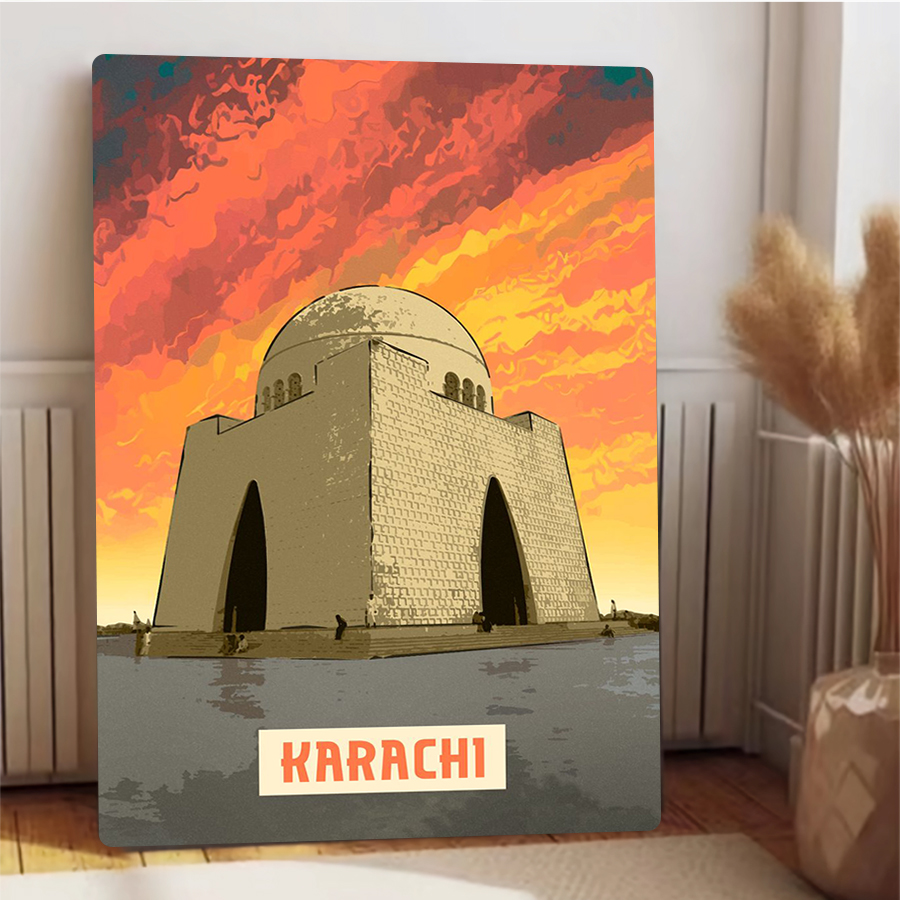 Karachi باكستان معلم مؤطر معدن - مراجعة Home Decor Karachi وسعره