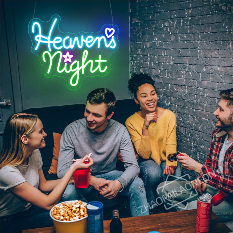 السماوات ليلة النيون علامات لع - مراجعة Home Decor Nearby وسعره