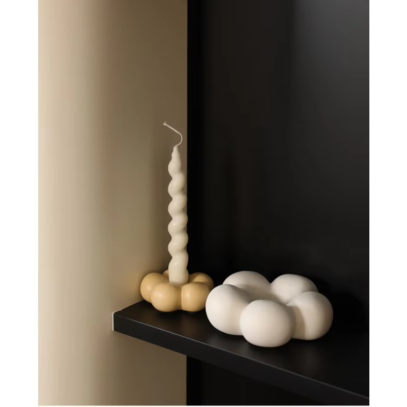 حاملات شموع من البورسلين الأبي - مراجعة Home Decor White وسعره