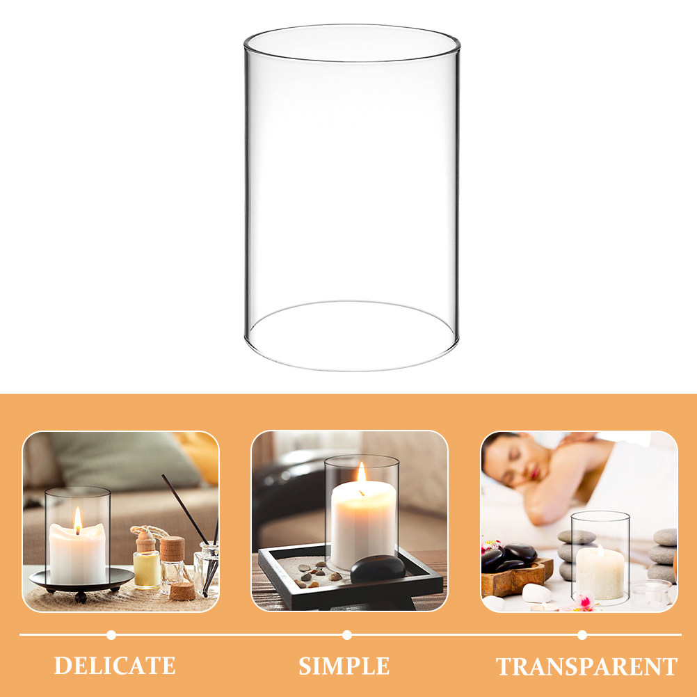 3 قطع من أغطية الشموع الزجاجية - مراجعة Home Decor Glass وسعره