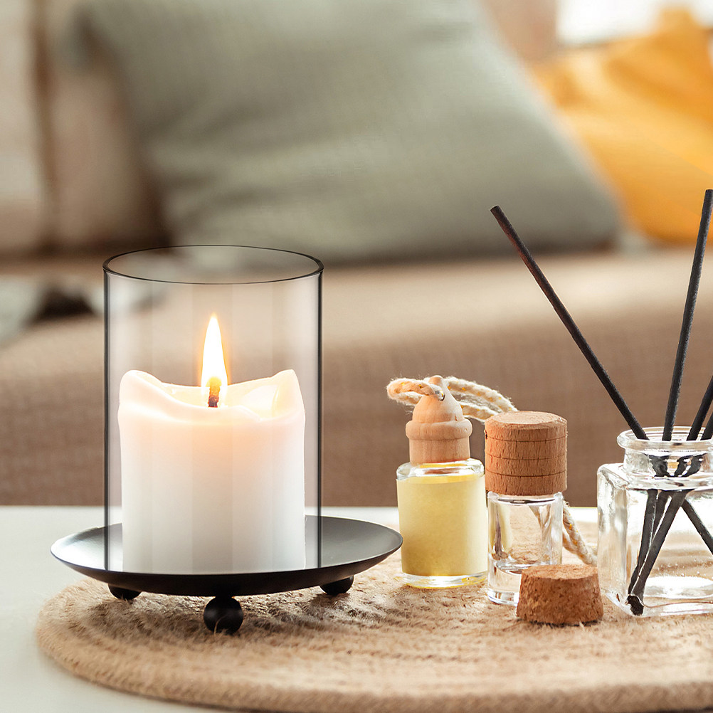 3 قطع من أغطية الشموع الزجاجية - مراجعة Home Decor Glass وسعره