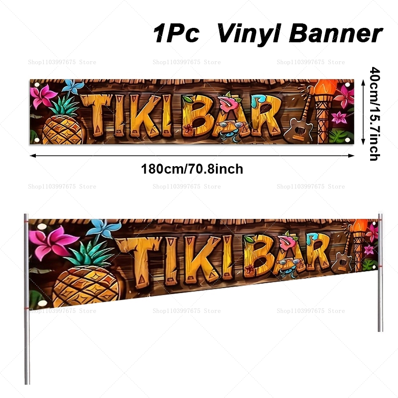 لافتة Tiki Bar الاستوائية لشاط - مراجعة Home Decor Nearby وسعره