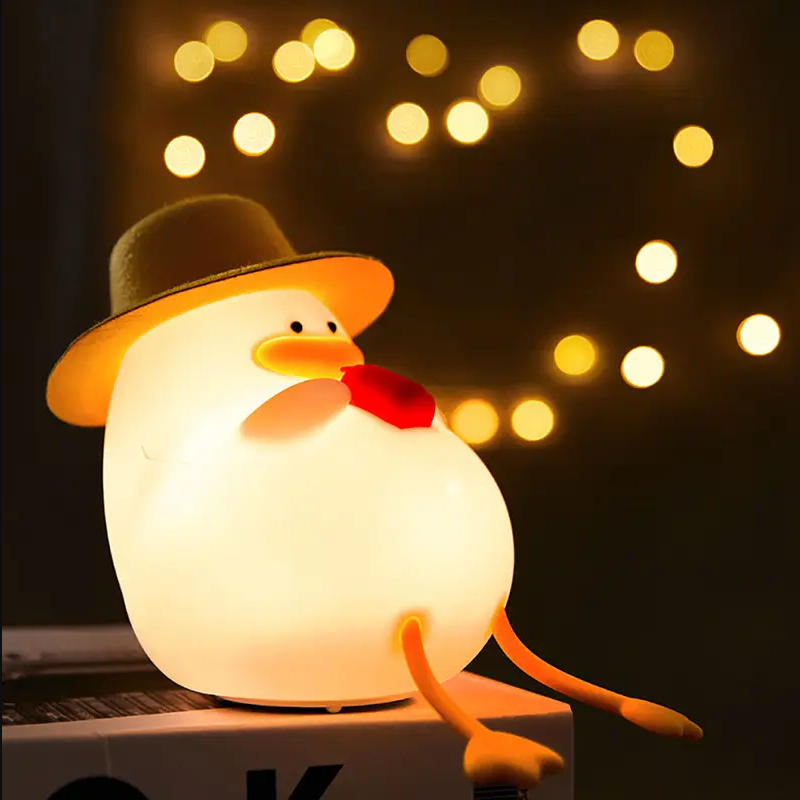 ضوء ليلي Happy Duck، مصباح بجا - مراجعة Home Decor Gift وسعره