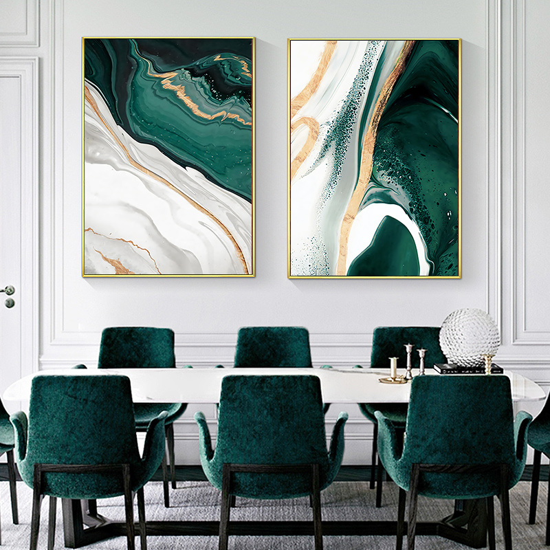 لوحة فنية جدارية عصرية بدون إط - مراجعة Abstract Oil Painting وسعره