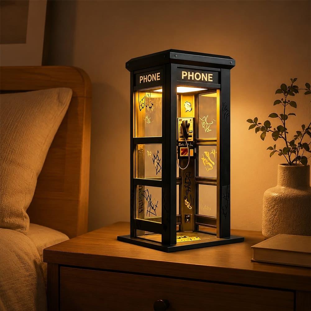 مصباح طاولة على شكل كشك هاتف ل - مراجعة Home Decor Gift وسعره