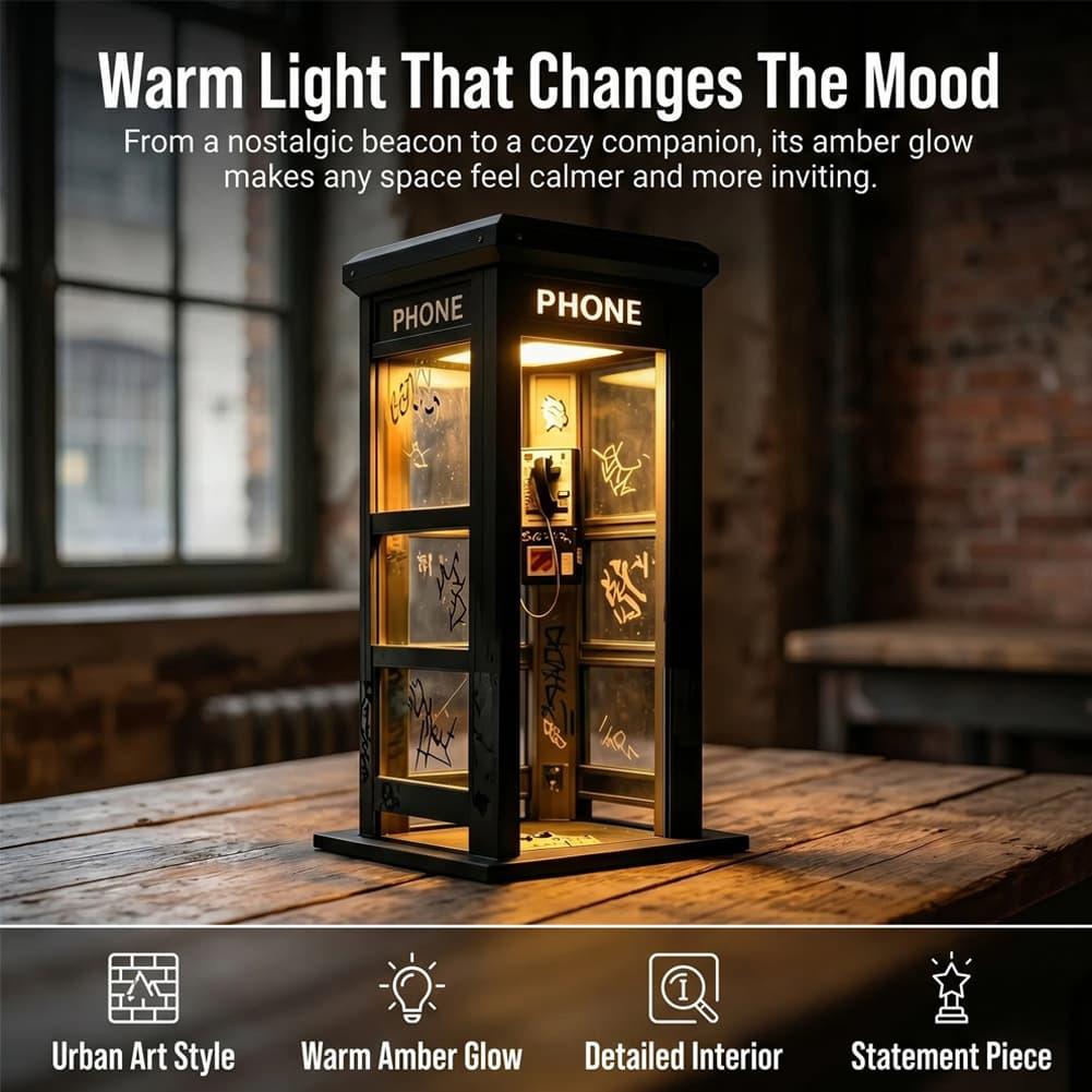 مصباح طاولة على شكل كشك هاتف ل - مراجعة Home Decor Gift وسعره