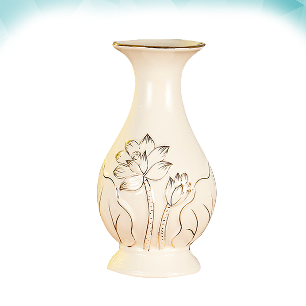 مزهرية سيراميك فاخرة للزهور ال - مراجعة Home Decor White وسعره