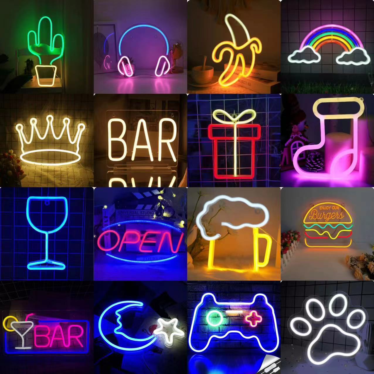 لافتة نيون LED مخصصة تعمل بالـ - مراجعة Neon Sign Led Custom وسعره